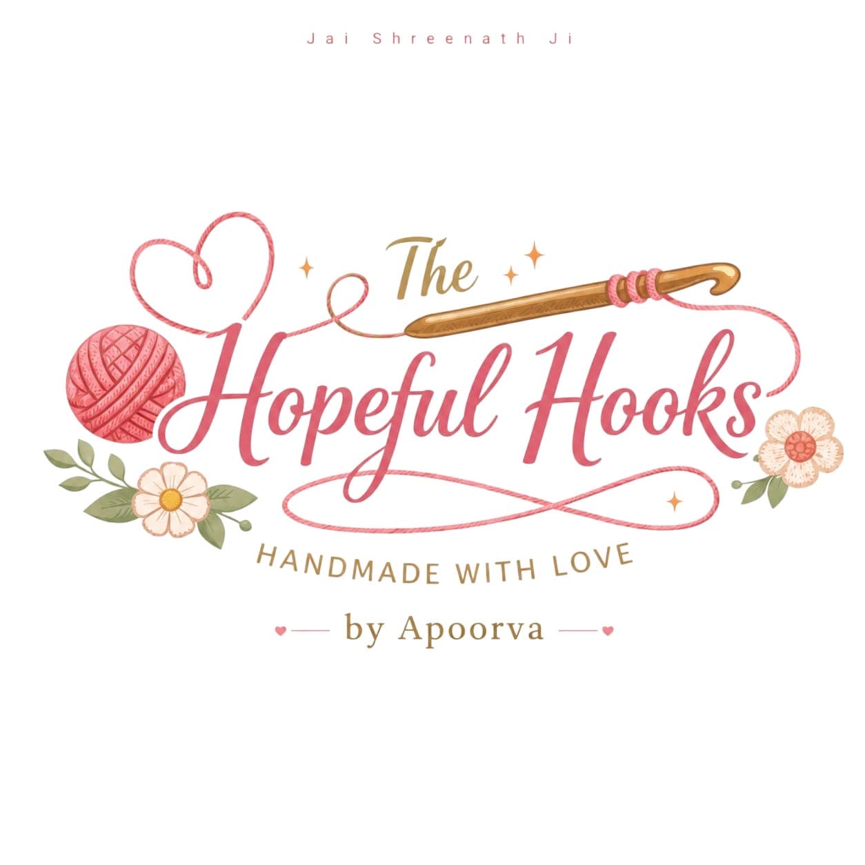 The Hopeful Hooks handmade crochet logo